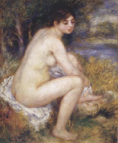 Pierre Renoir Female Nude in a Landscape China oil painting art